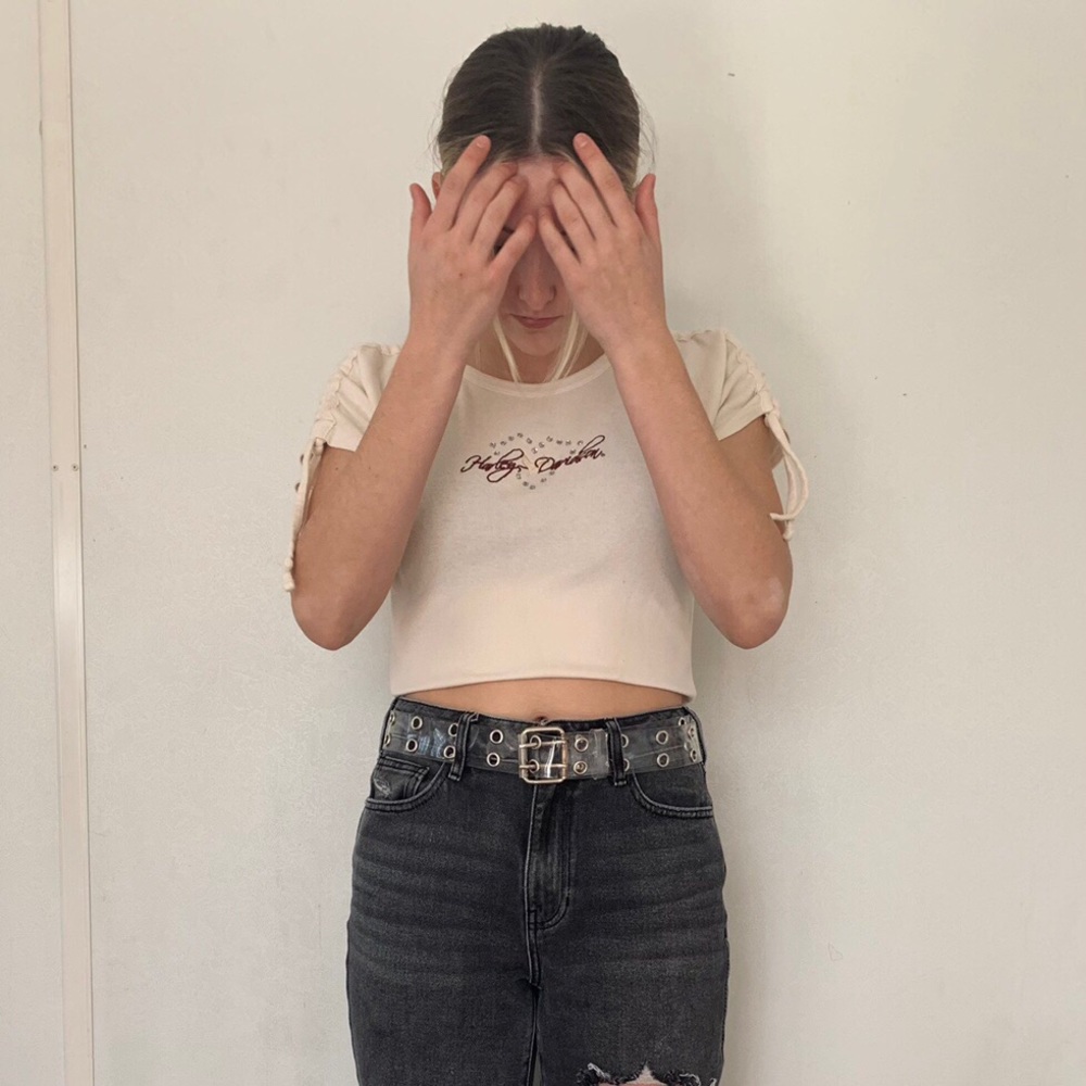 Vintage iconic Harley Davidson top